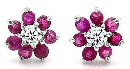 Manufacturers Exporters and Wholesale Suppliers of RUBY N DIAMOND TOPS (1) New Delhi Delhi